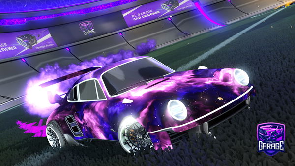 A Rocket League car design from Dvmin