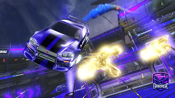 A Rocket League car design from HellToty27