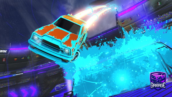A Rocket League car design from Hyperspace