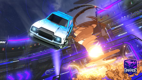 A Rocket League car design from xopsi16