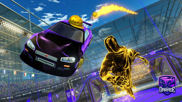 A Rocket League car design from Capybara007decria