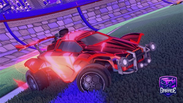 A Rocket League car design from Famely