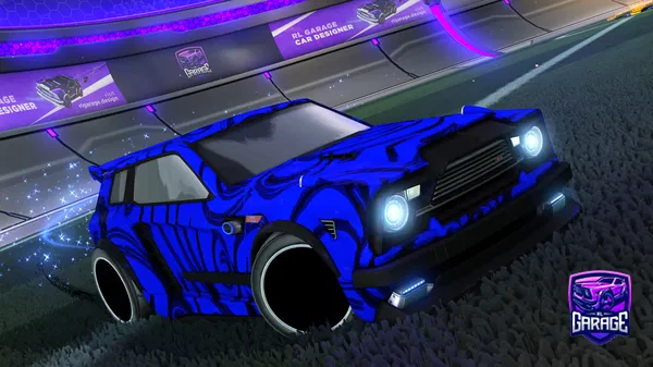 A Rocket League car design from Sharkie-Boy