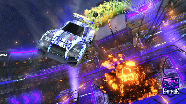 A Rocket League car design from ST0P_SL33P1NG