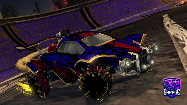 A Rocket League car design from Pyrite9