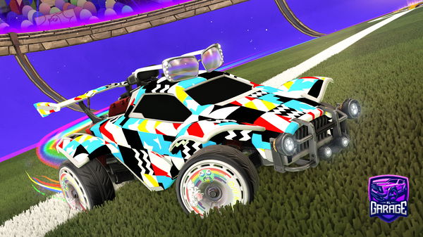 A Rocket League car design from irosario78