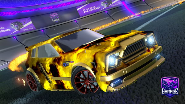 A Rocket League car design from BLADEADDICT