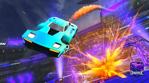 A Rocket League car design from ItsSpiderBoi