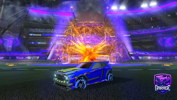A Rocket League car design from ShadowMike3