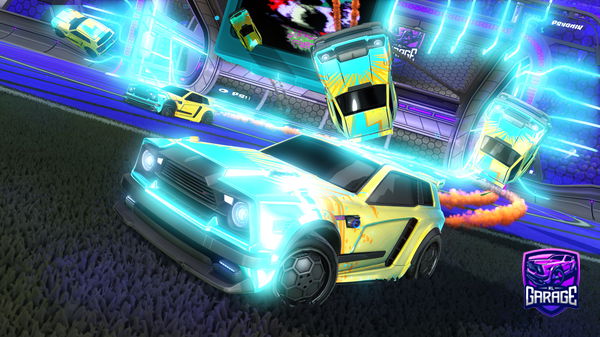 A Rocket League car design from Bolota123xD