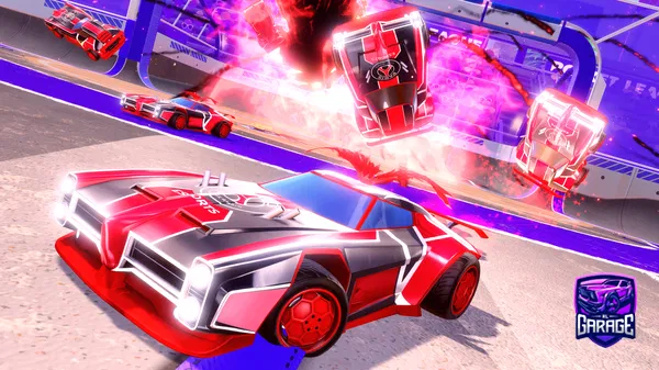 A Rocket League car design from HUGONITE14