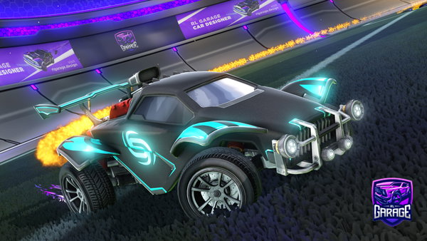 A Rocket League car design from lzididido