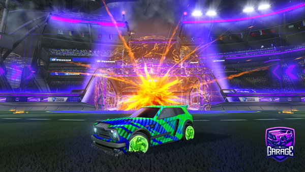 A Rocket League car design from ShadowMike3