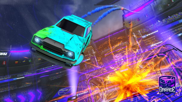 A Rocket League car design from Idkyoutellme