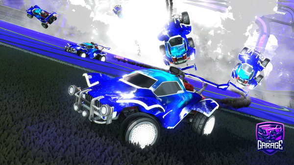 A Rocket League car design from XxRileythestream1
