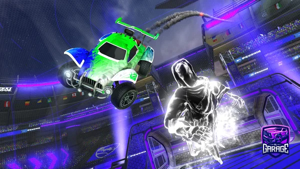 A Rocket League car design from penguinsAA