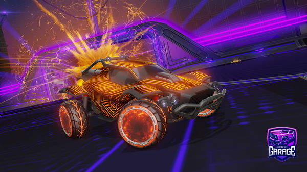 A Rocket League car design from Maxslender