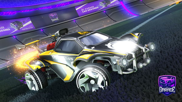 A Rocket League car design from amoistybull