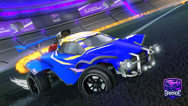 A Rocket League car design from dribble2142