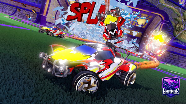 A Rocket League car design from MonkeyGemer