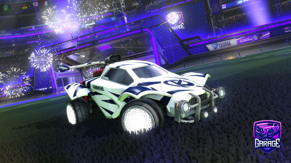 A Rocket League car design from qexvyyrl