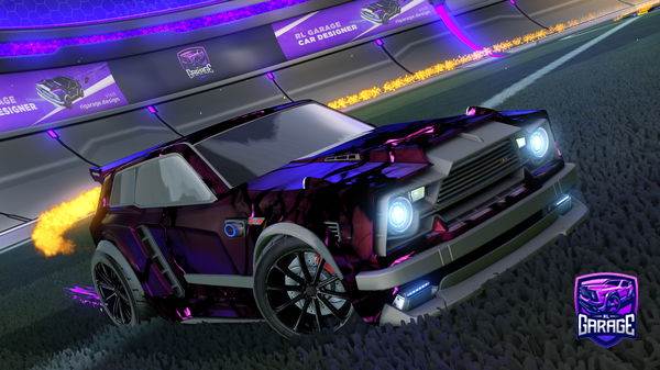 A Rocket League car design from Frostyyrll