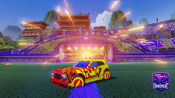A Rocket League car design from Anthonyandrade