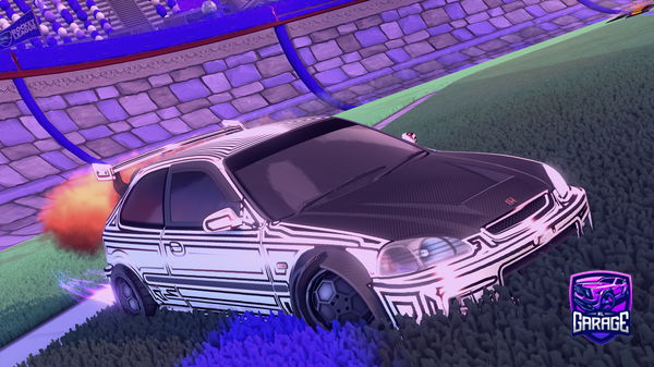 A Rocket League car design from GFuelTripp