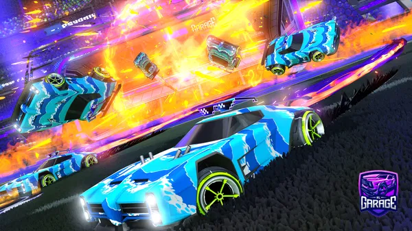 A Rocket League car design from Darkgamer23256