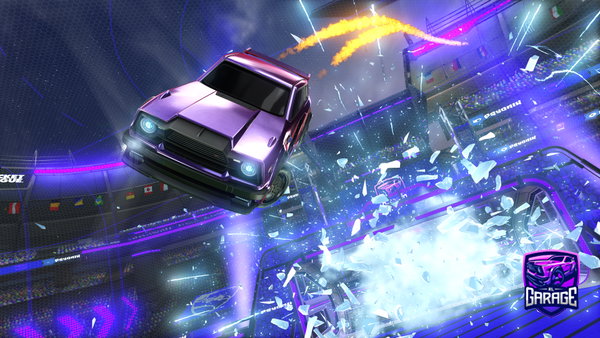 A Rocket League car design from seanokia