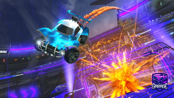 A Rocket League car design from rashidd7
