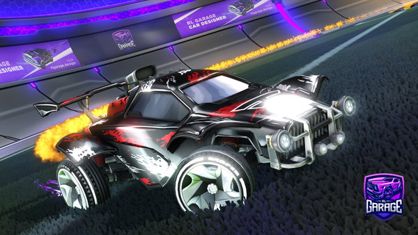 A Rocket League car design from DRKS1DER