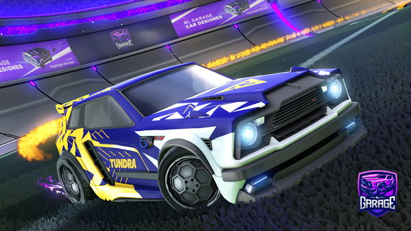 A Rocket League car design from Shooter48