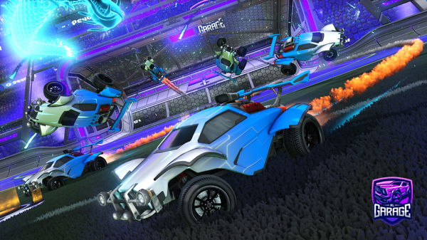 A Rocket League car design from Synyxity