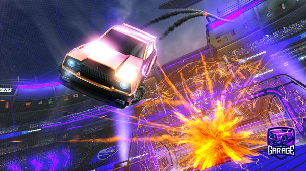 A Rocket League car design from A3AVST1N