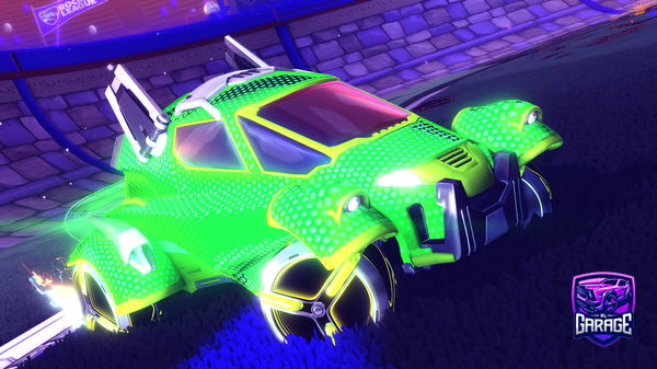 A Rocket League car design from Ciofologo09