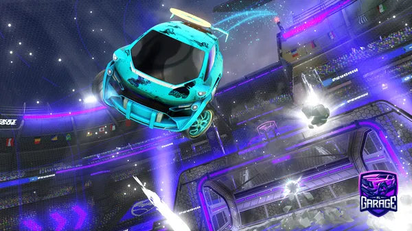 A Rocket League car design from Ashley_