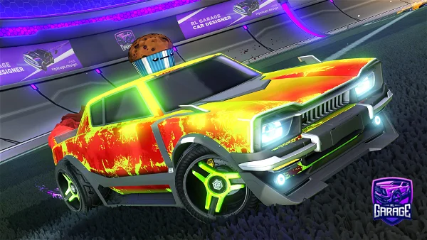 A Rocket League car design from bloony41