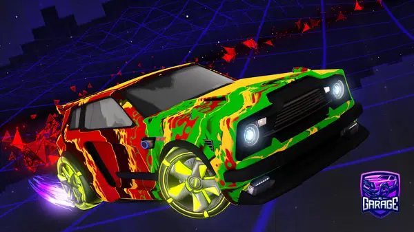A Rocket League car design from Shooteo2313
