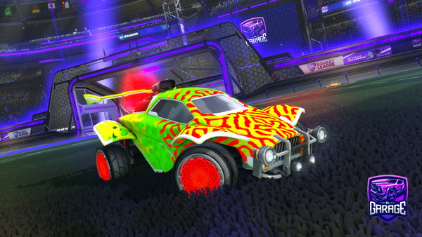 A Rocket League car design from GODViN