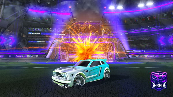 A Rocket League car design from Toodoobyonxbox