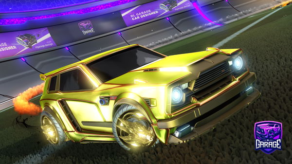 A Rocket League car design from Mysman11