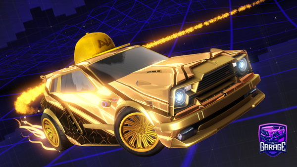 A Rocket League car design from specko
