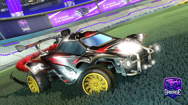 A Rocket League car design from prong