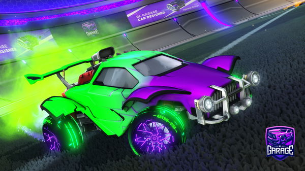 A Rocket League car design from OptixClxdzz