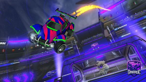 A Rocket League car design from meemomoemoo