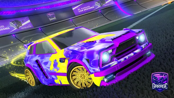 A Rocket League car design from Blade03