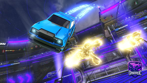 A Rocket League car design from Grease_mnk