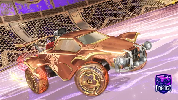 A Rocket League car design from -Goose-