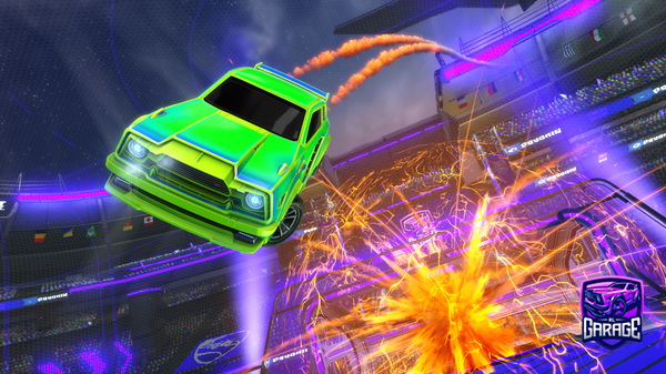 A Rocket League car design from w7ltet